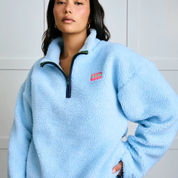 Dairy boy Cozy Blue Fleece Sweater new - Picture 2 of 3